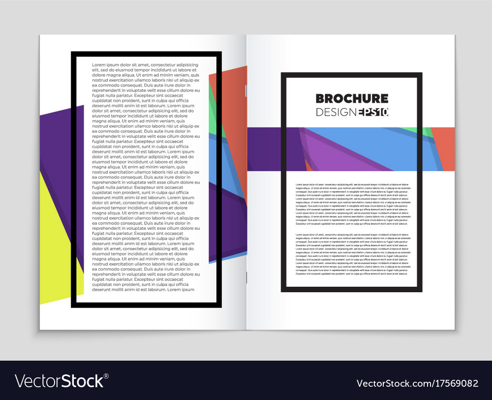 Abstract layout background set for art