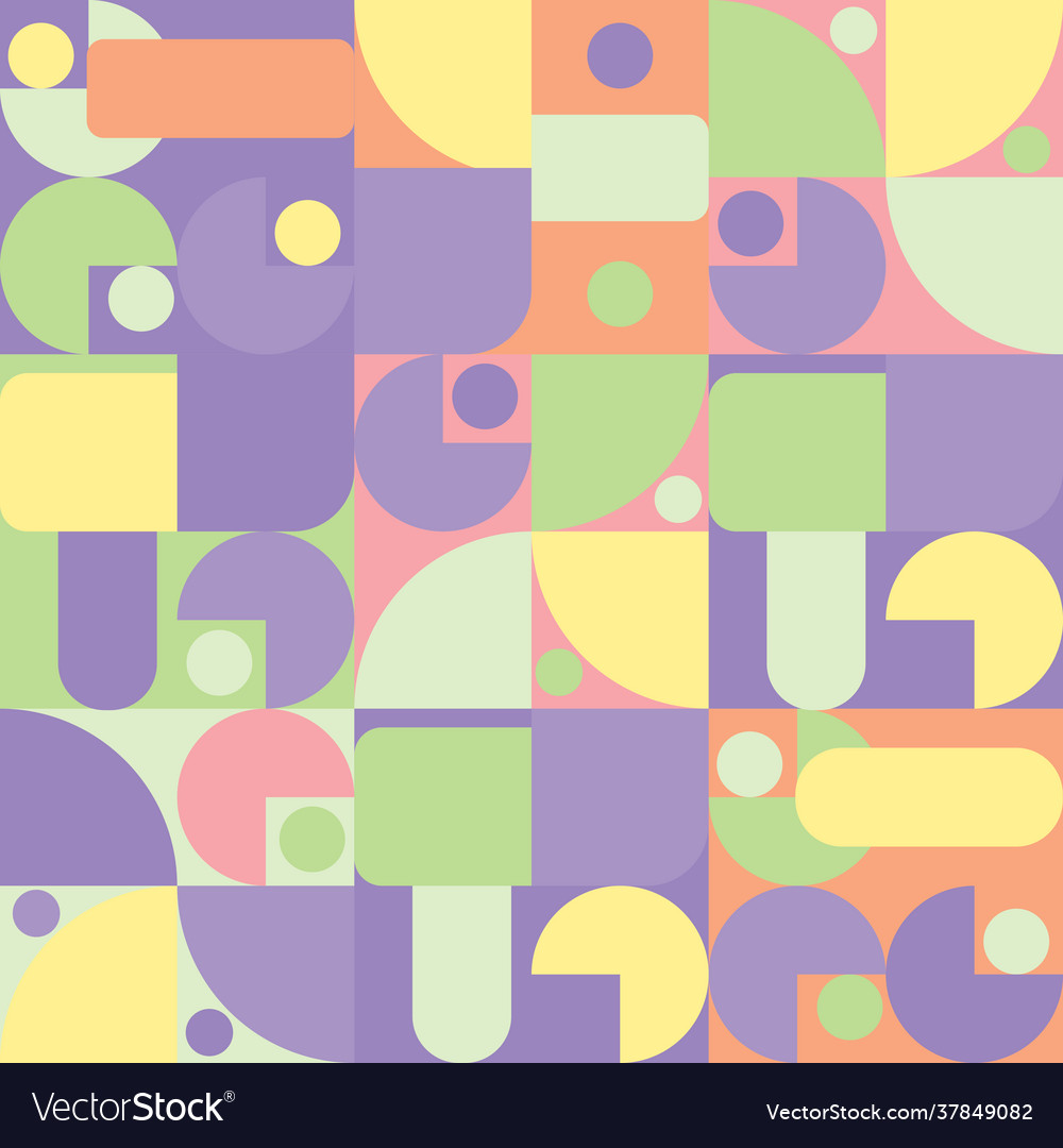Abstract seamless repeating geometric pattern Vector Image Abstract seamless repeating geometric pattern