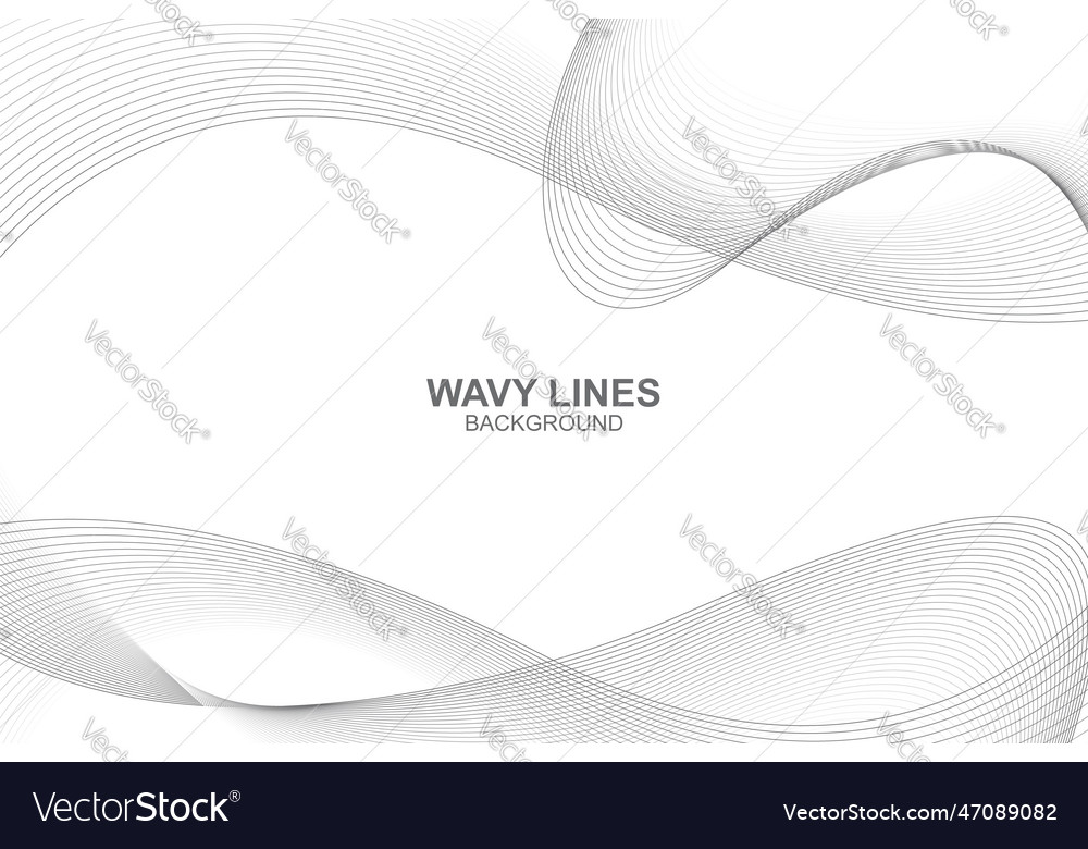 Abstract wavy lines background in design