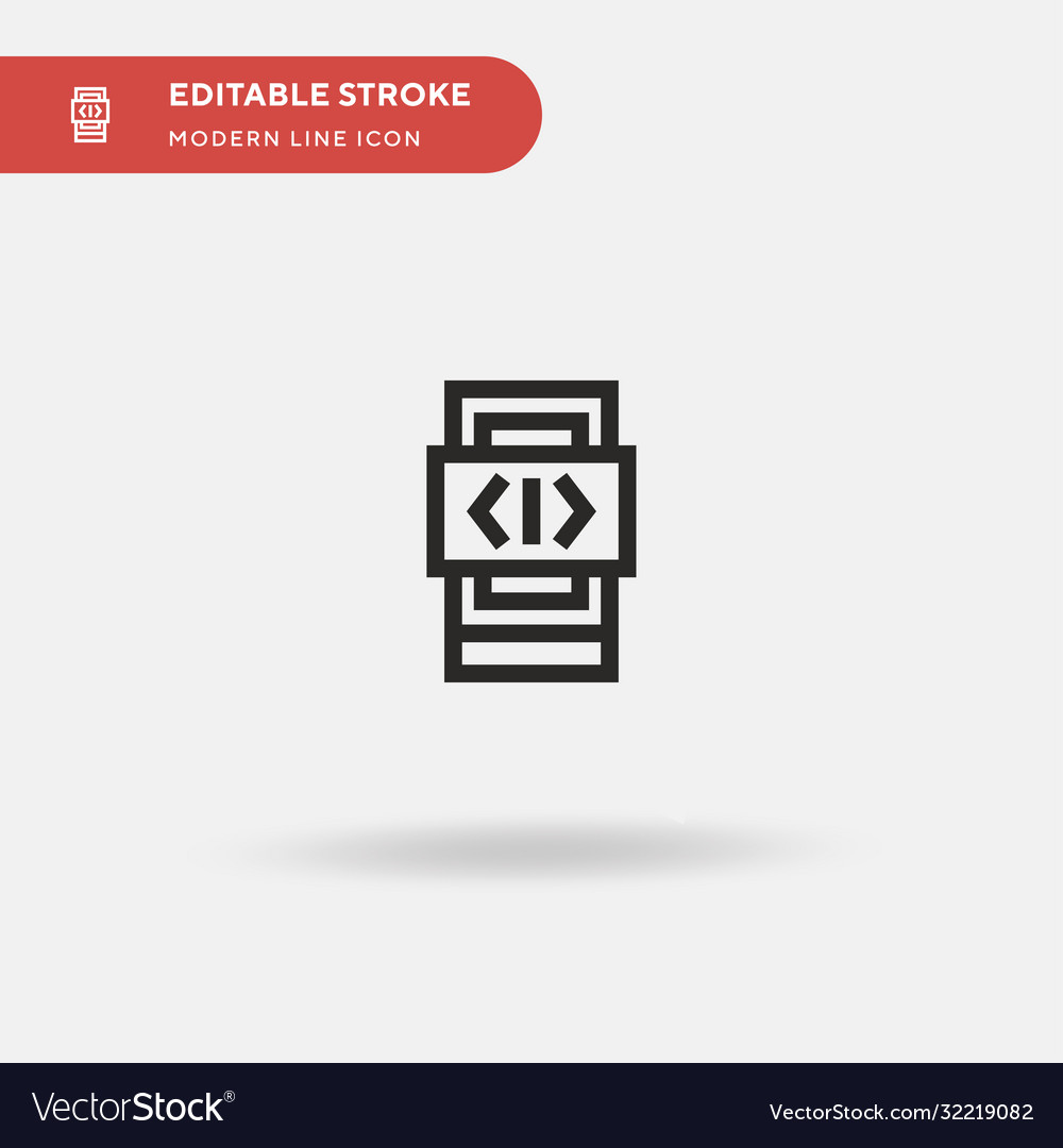 Coding simple icon symbol