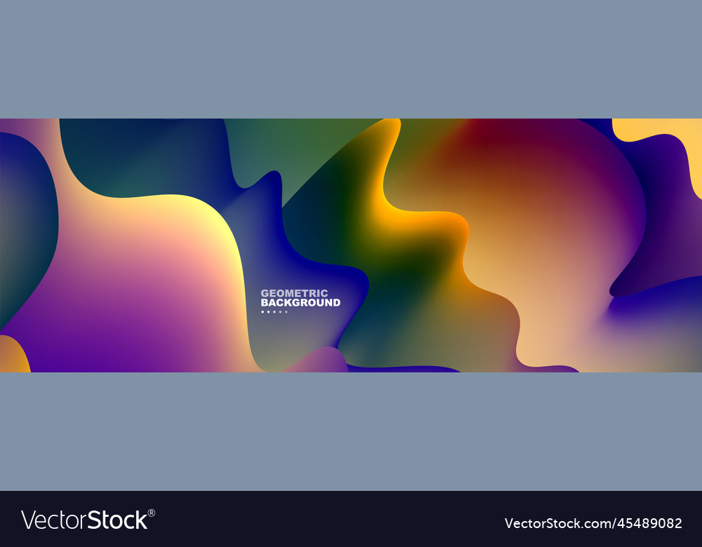 Dynamic liquid waves abstract background