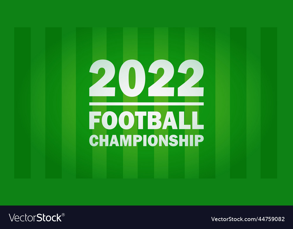 Football background in the colors of flag