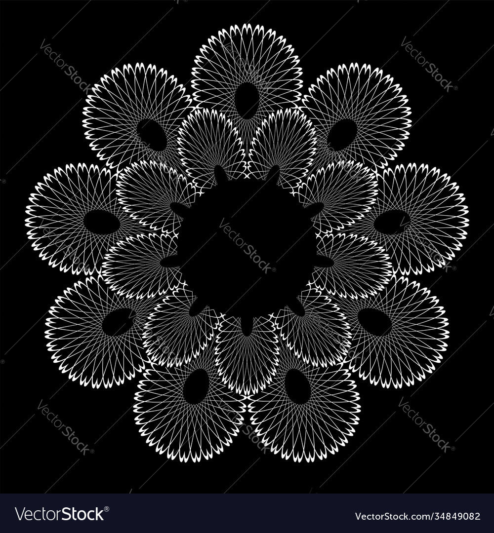 Intricate Lacy Circle Pattern