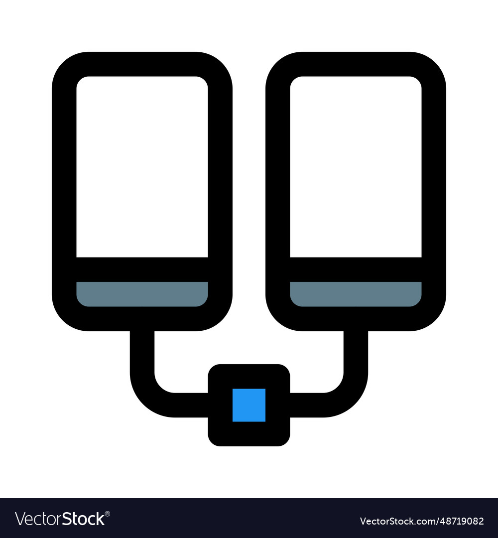 Multiple cell phone connected to each other