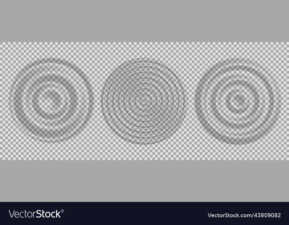 Ripple water top view Royalty Free Vector Image