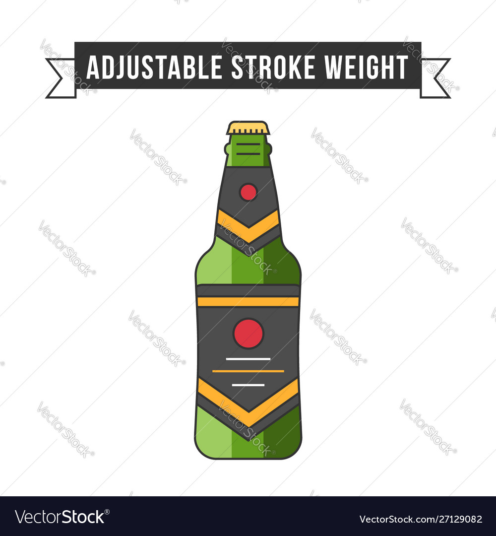 Simple flat design linear minimalistic icon Vector Image Simple flat design linear minimalistic icon