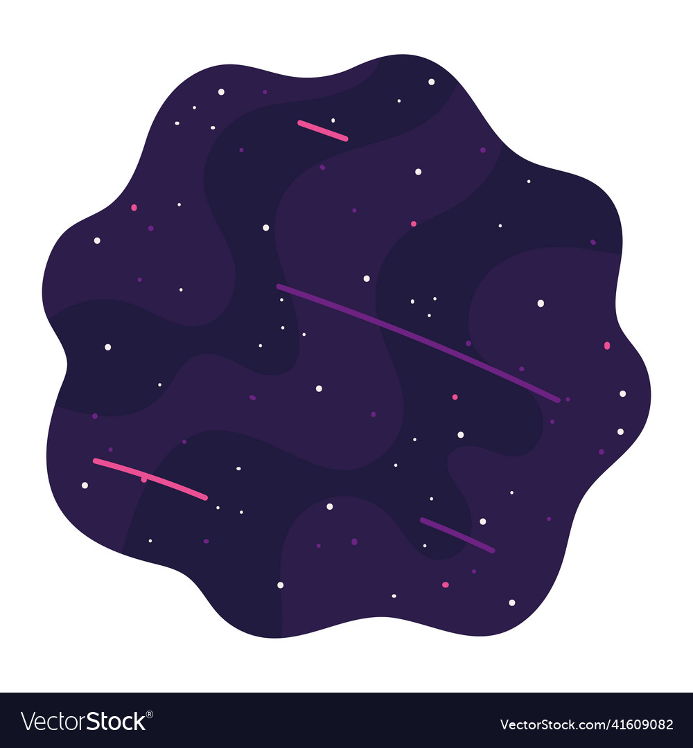 Space galaxy stars icon