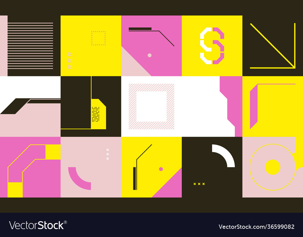 Technology abstract pattern design vector image Technology abstract pattern design