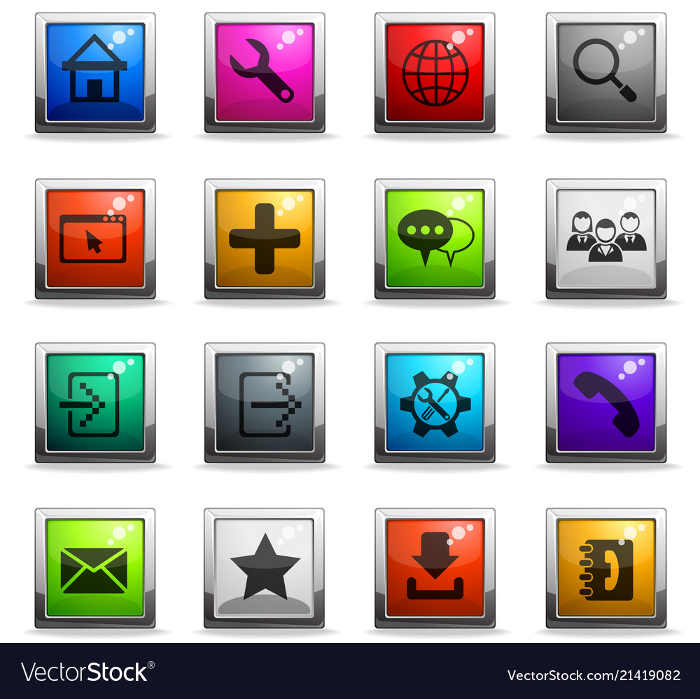 Web tools icon set