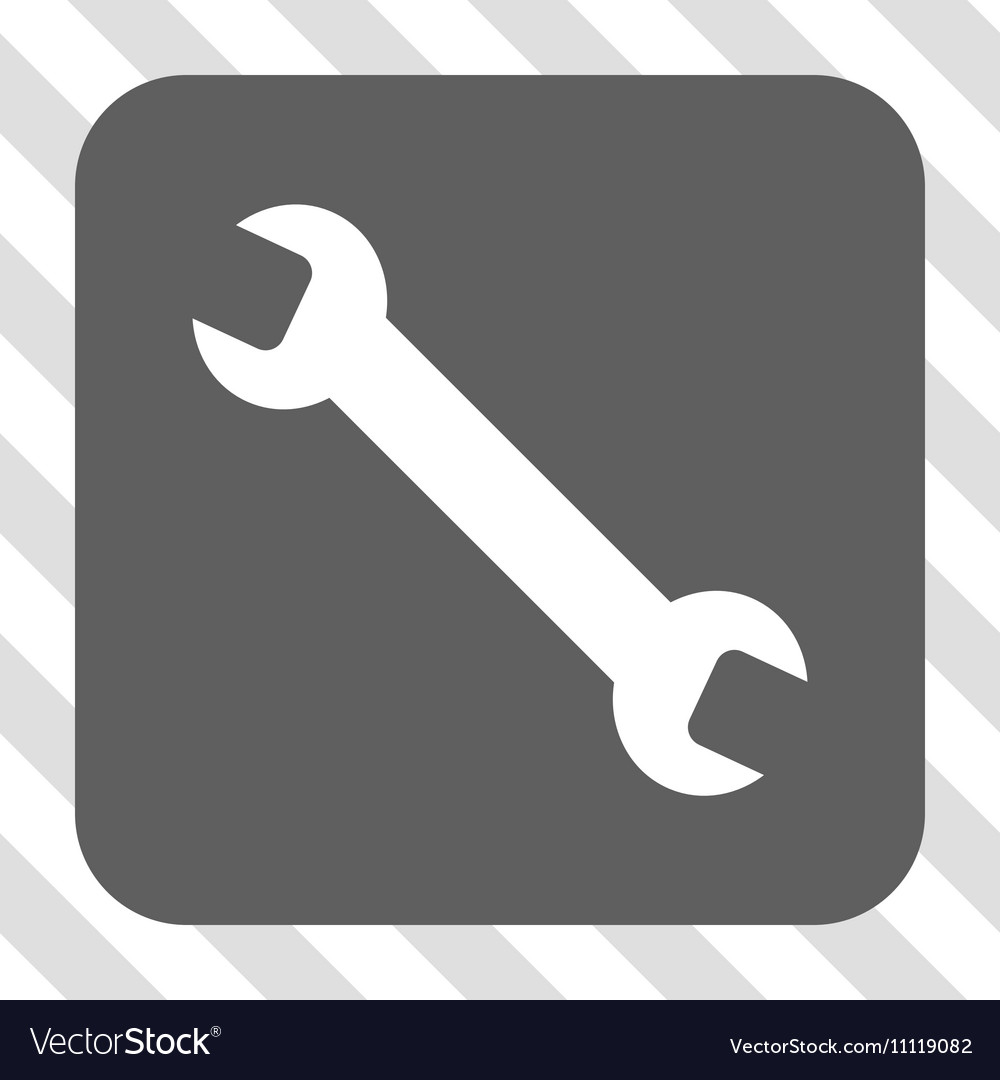 Wrench rounded square button