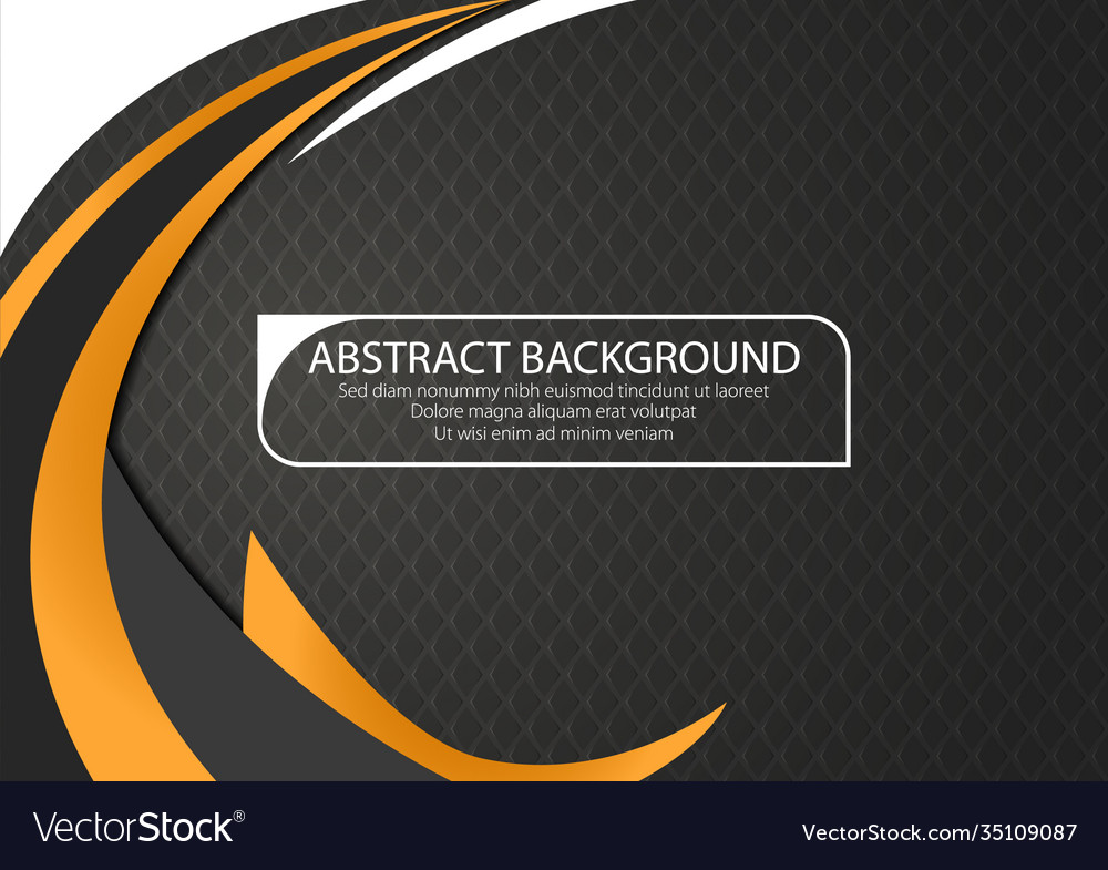 Black background with beige curve line color Vector Image Black background with beige curve line color