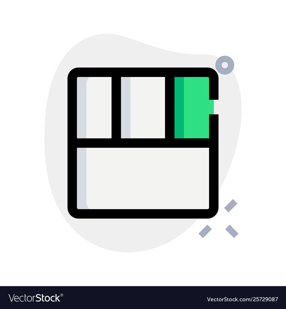 Bottom content section with row grid layout