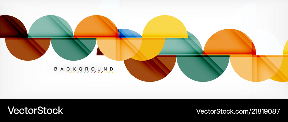 Circle abstract background geometric Royalty Free Vector