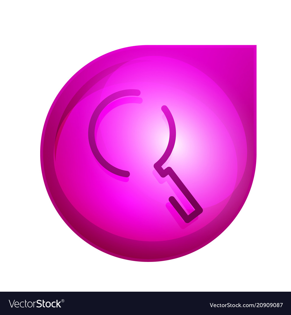 Search magnifier web button magnify icon modern vector image Search magnifier web button magnify icon modern