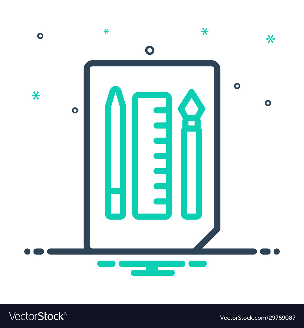 Sketching tools Royalty Free Vector Image - VectorStock