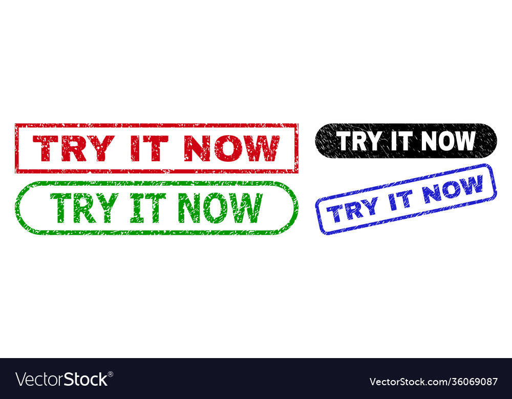 Try it now rectangle seals using unclean style