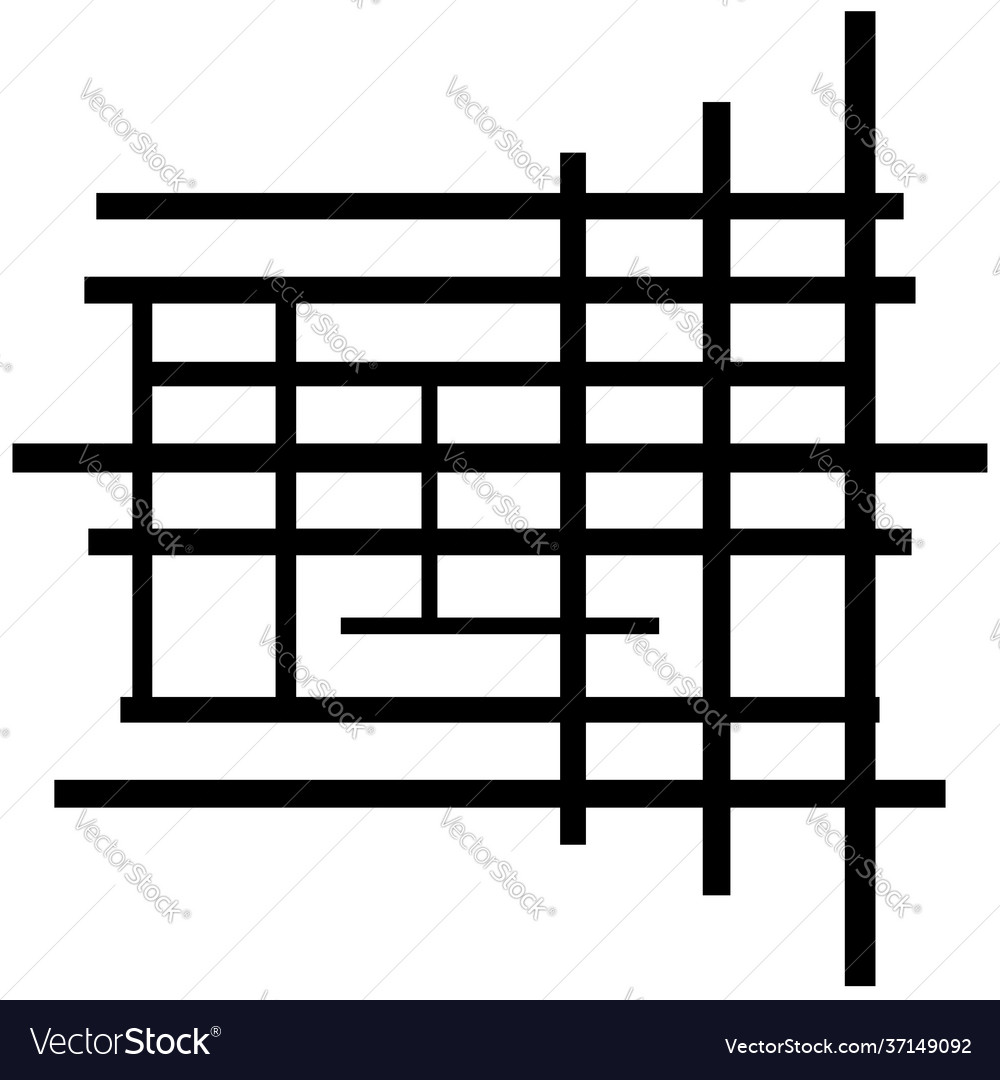 Abstract grid mesh lattice grating geometric vector image Abstract grid mesh lattice grating geometric
