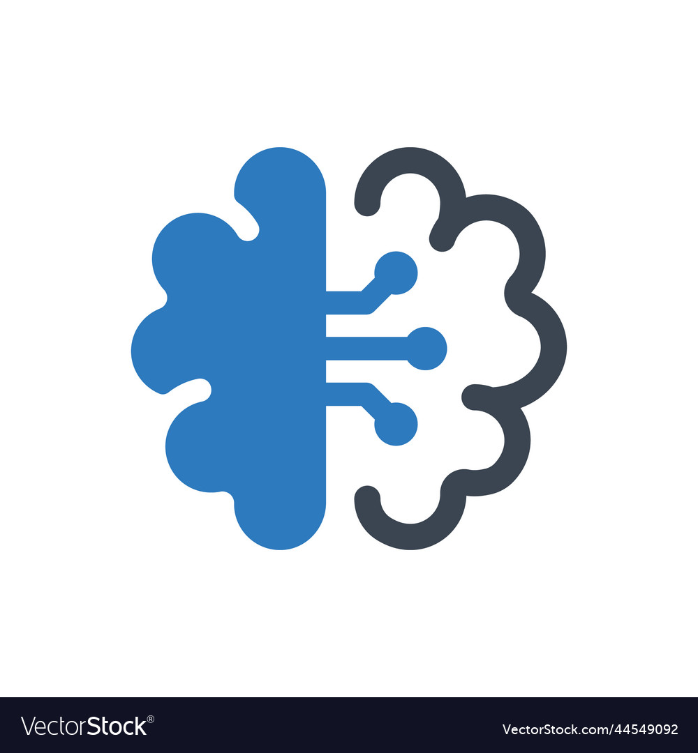 AI Brain Neural Network Icon