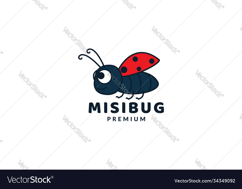 Animal insect bug colorful cute cartoon logo icon