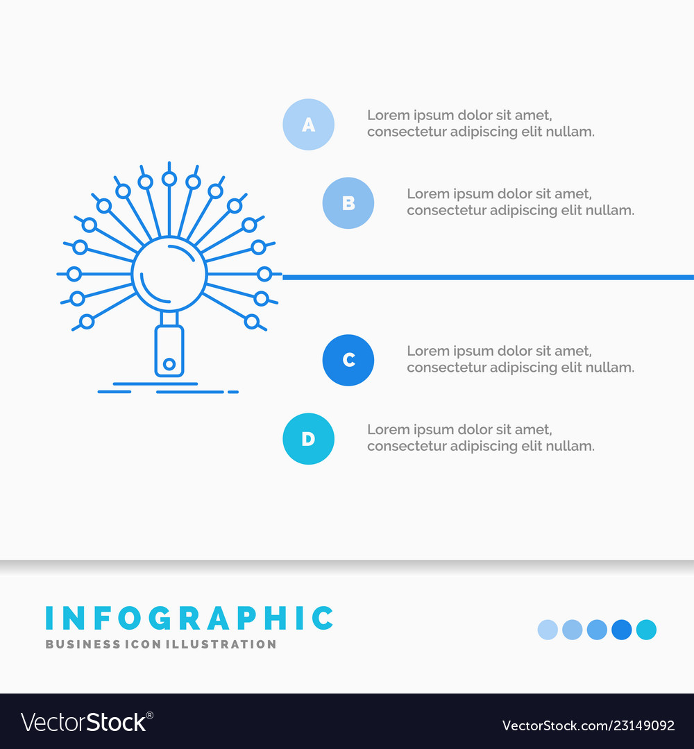 Data information informational network retrieval vector image Data information informational network retrieval