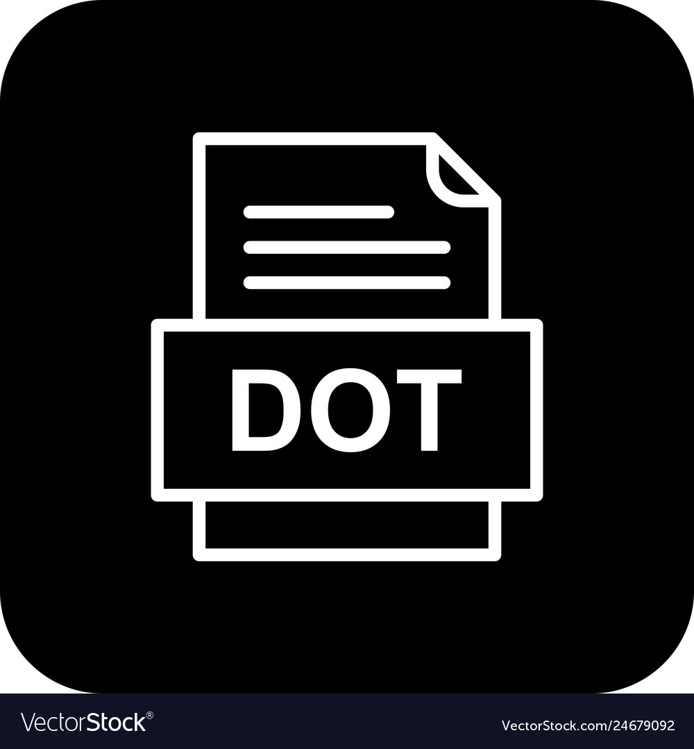 Dot file document icon