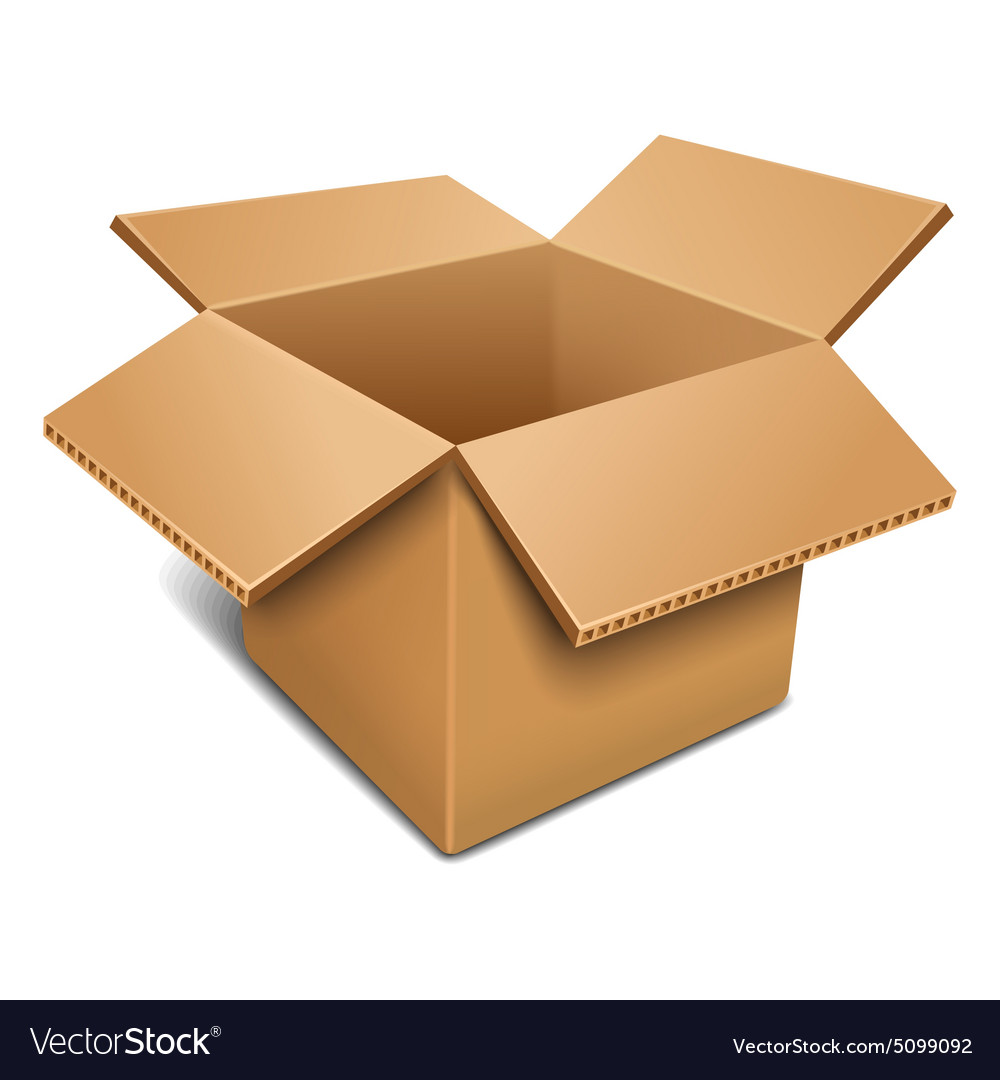 empty cardboard box