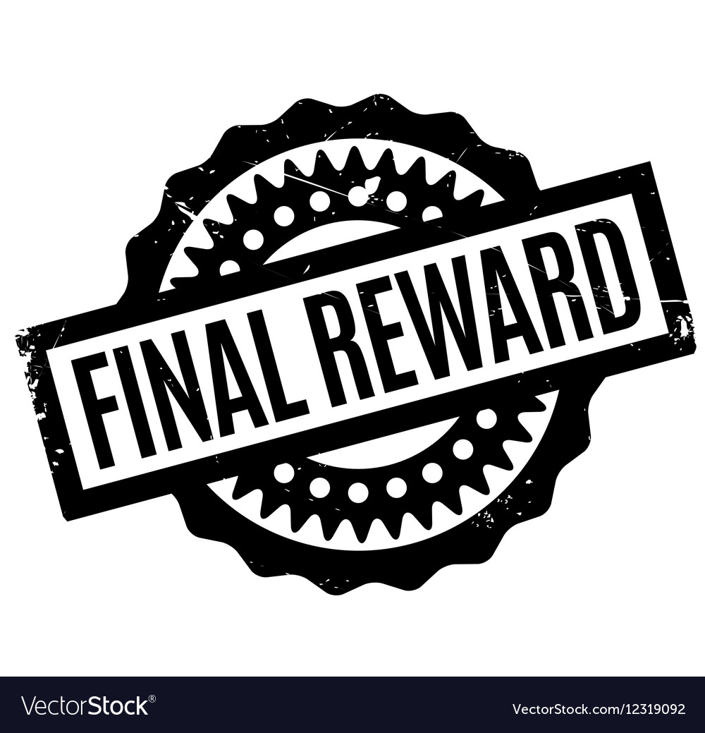 Final reward rubber stamp Royalty Free Vector Image