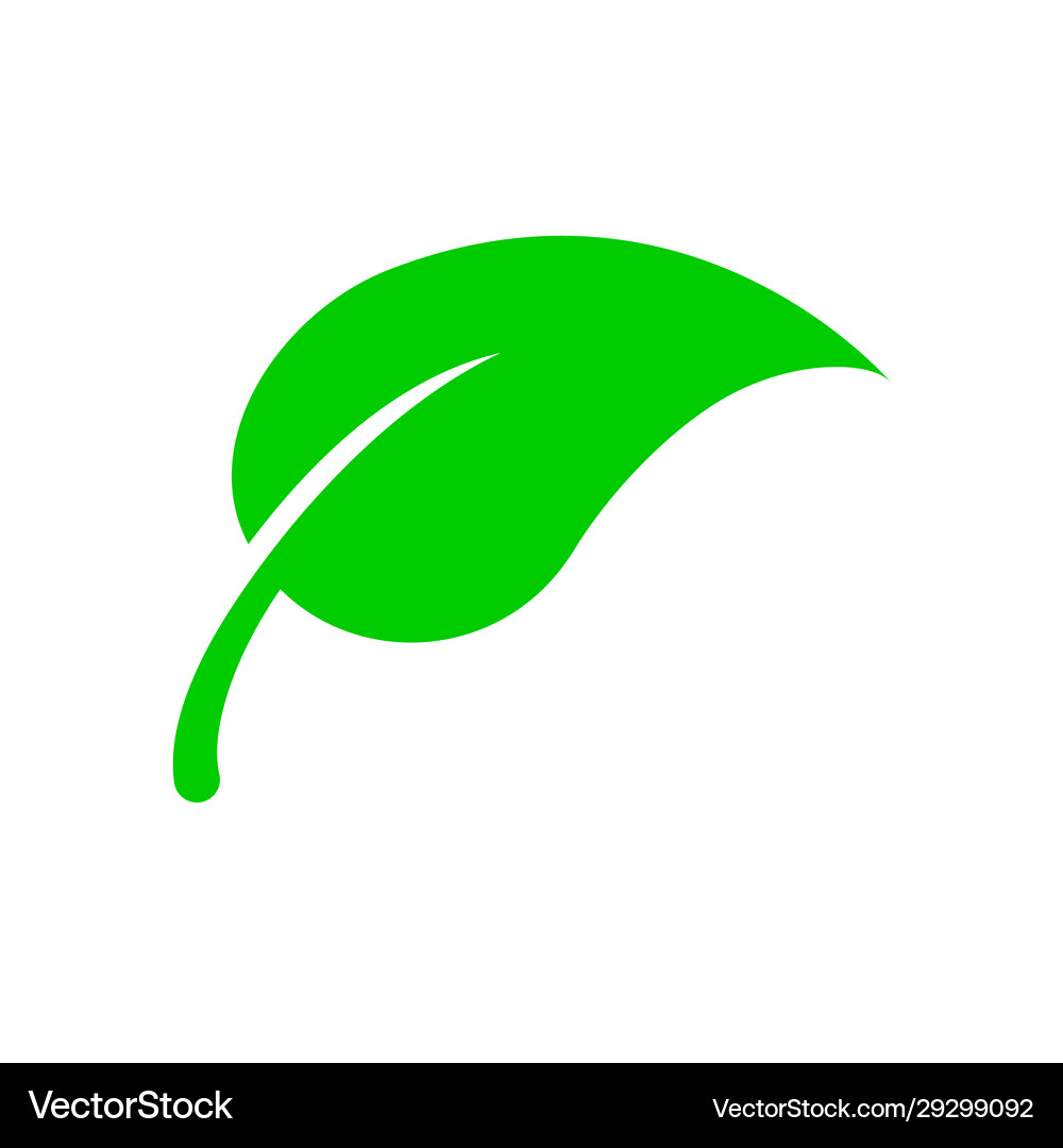 Leaf icon Royalty Free Vector Image - VectorStock