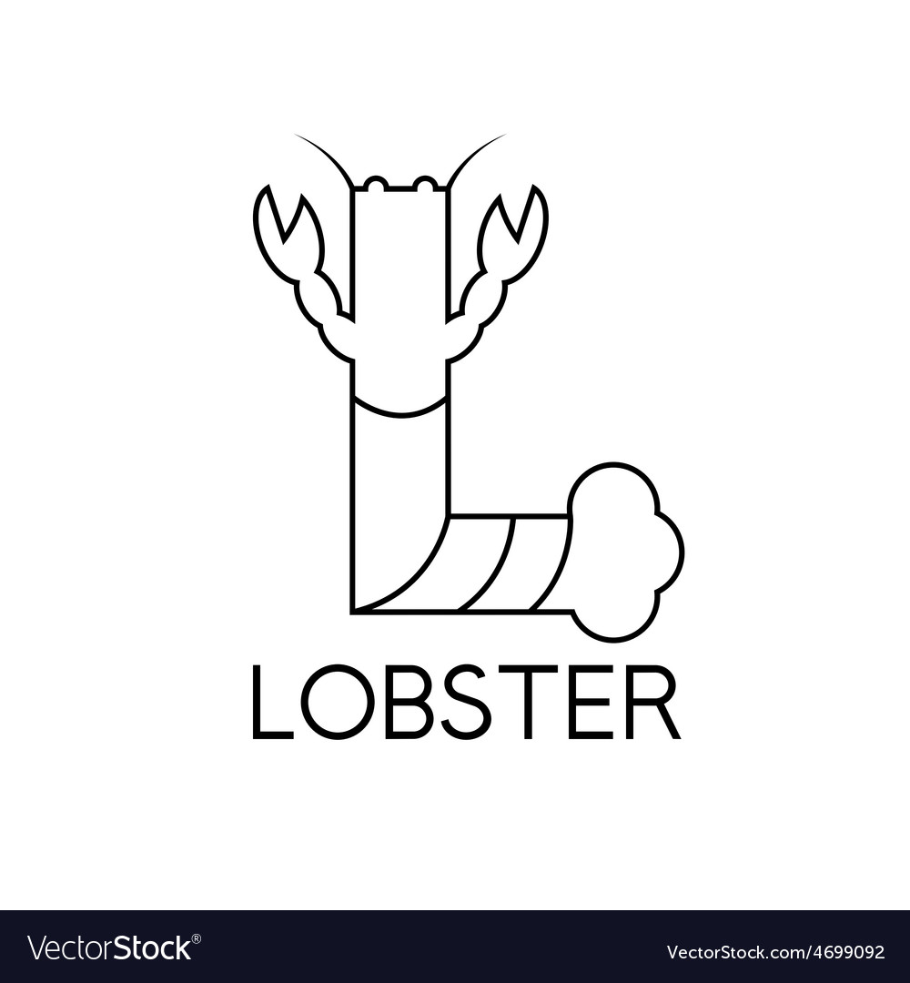 Lobster monogram