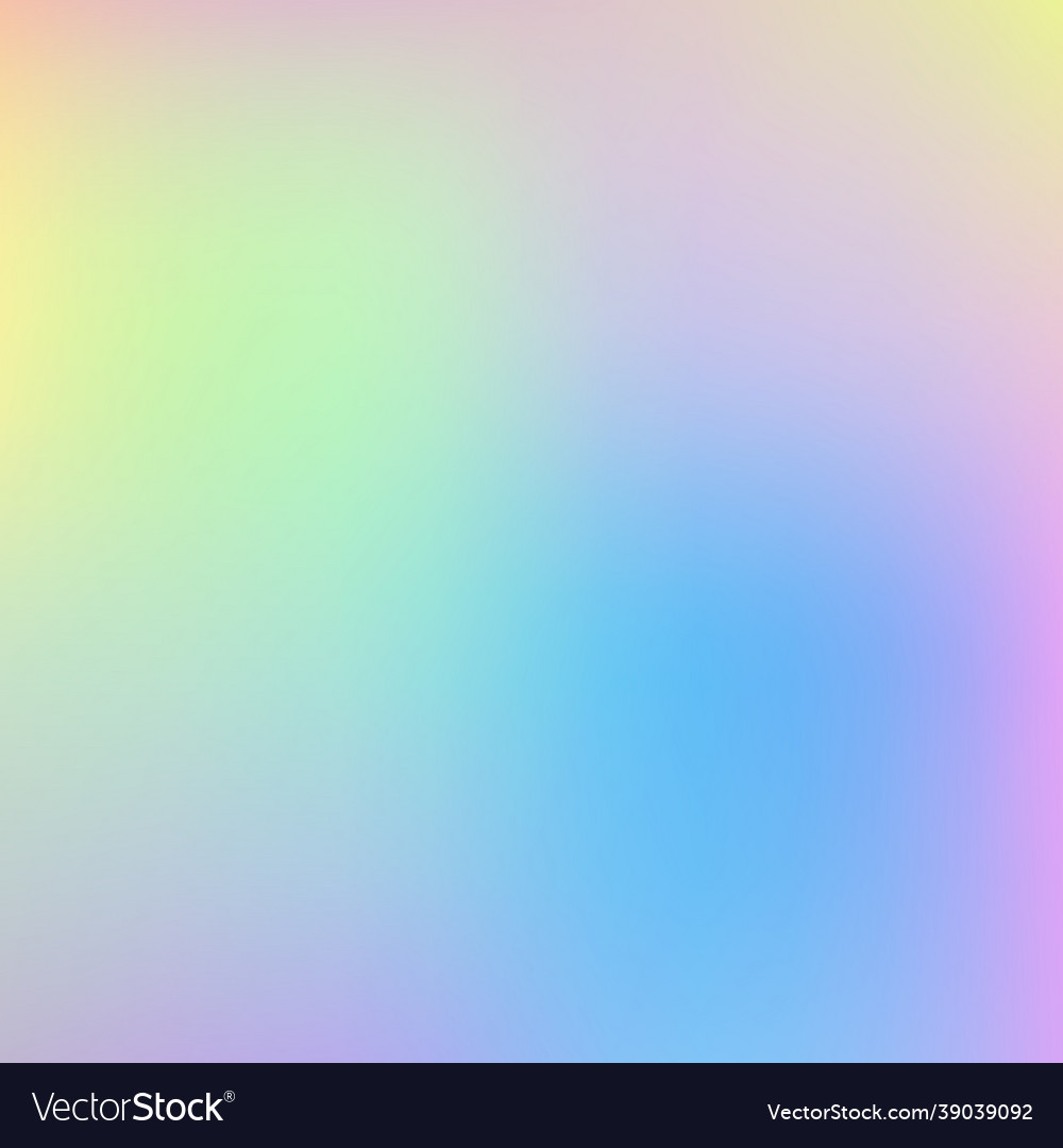 Rainbow unicorn holographic background Royalty Free Vector