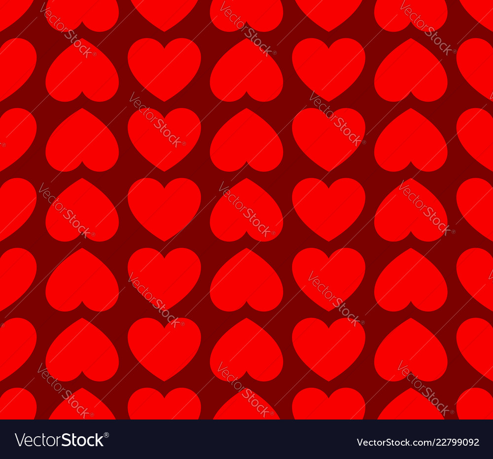 Repeatable heart pattern background graphics vector image Repeatable heart pattern background graphics