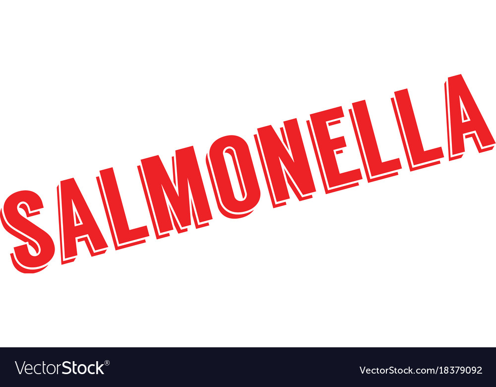 Salmonella rubber stamp Royalty Free Vector Image