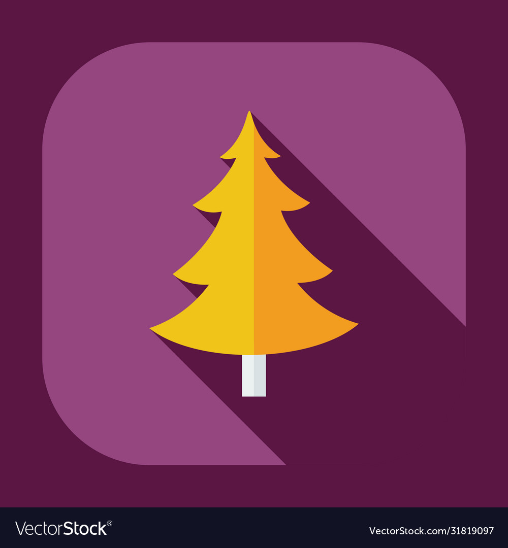 Flat modern design with shadow icons christmas