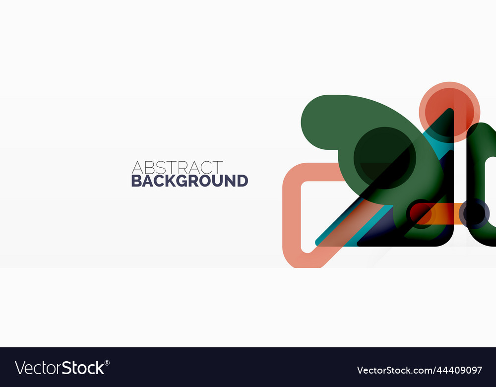 Geometric primitives lines circles abstract Vector Image Geometric primitives lines circles abstract
