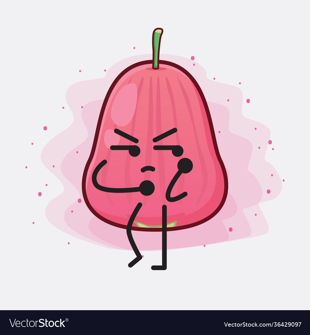 Java apple fruit cute character with simple face