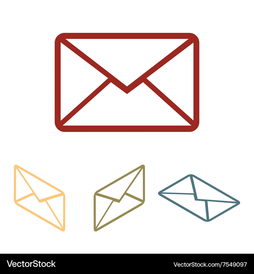Letter set isometric effect Royalty Free Vector Image