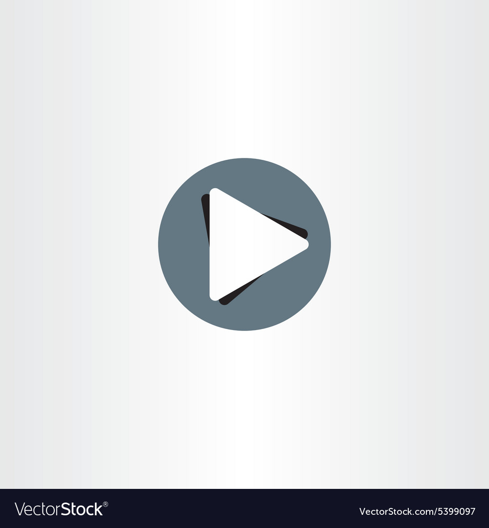 Play icon button design