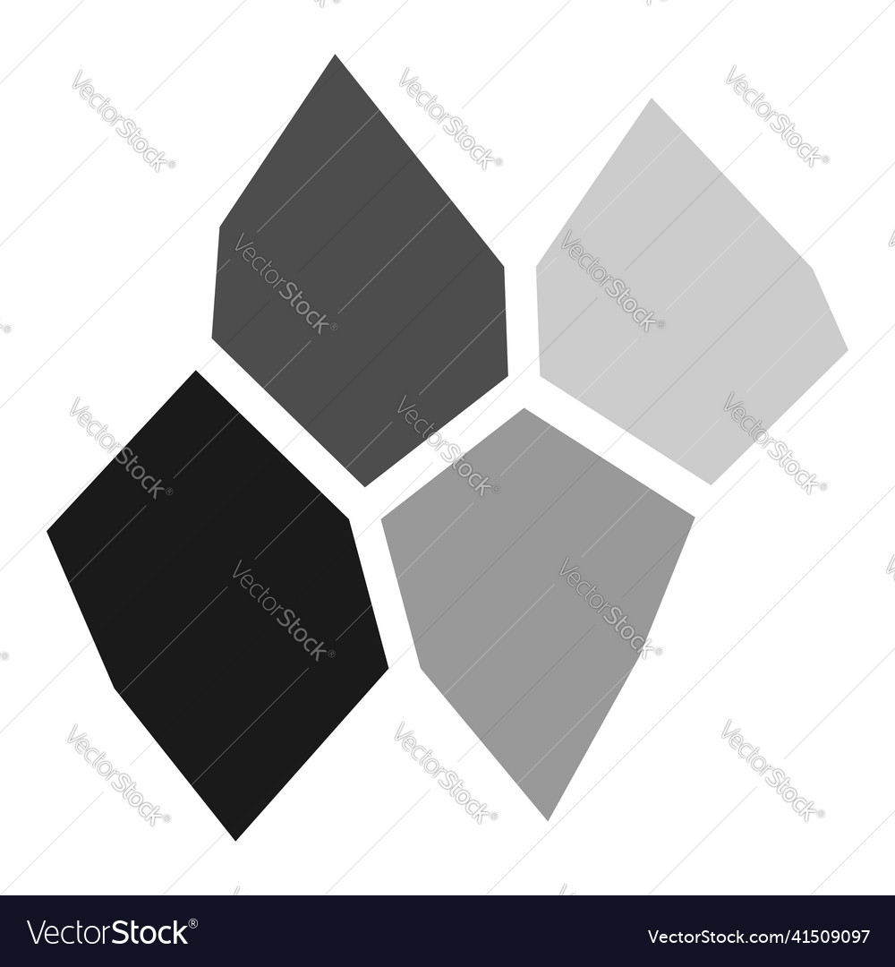 Random paving tiles pattern texture revetment vector image Random paving tiles pattern texture revetment