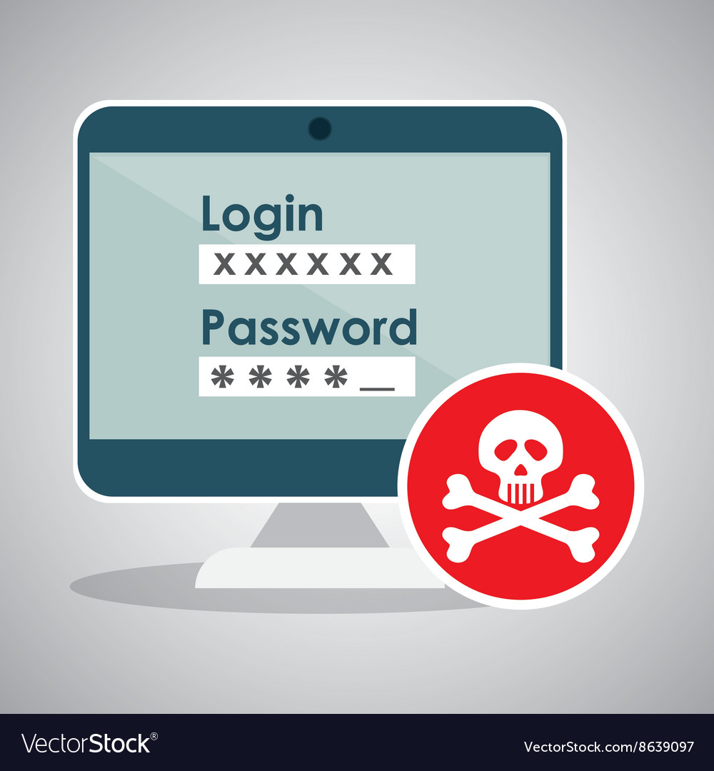Security system design warning icon protection