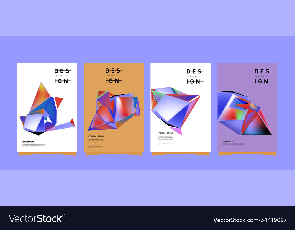 Simple colorful abstract geometric background Vector Image Simple colorful abstract geometric background