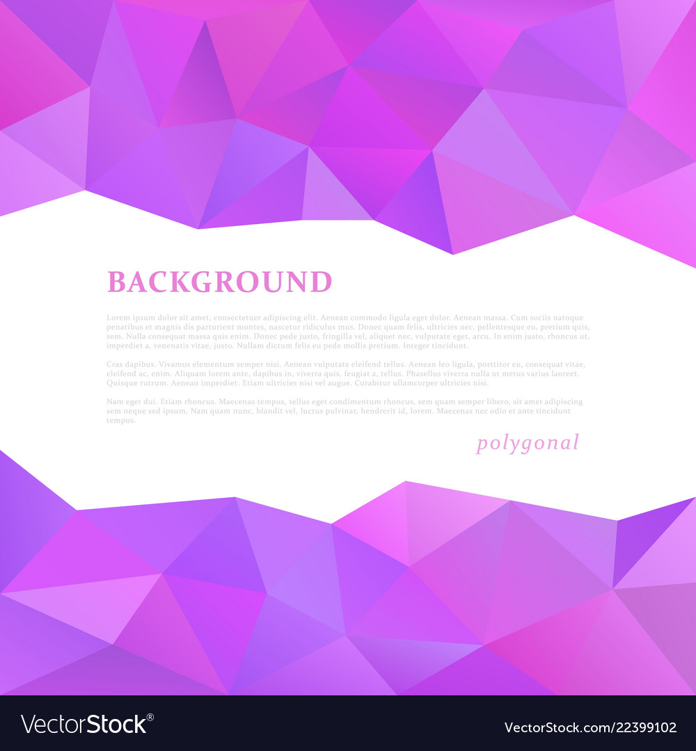 Abstract triangular banner vector image Abstract triangular banner