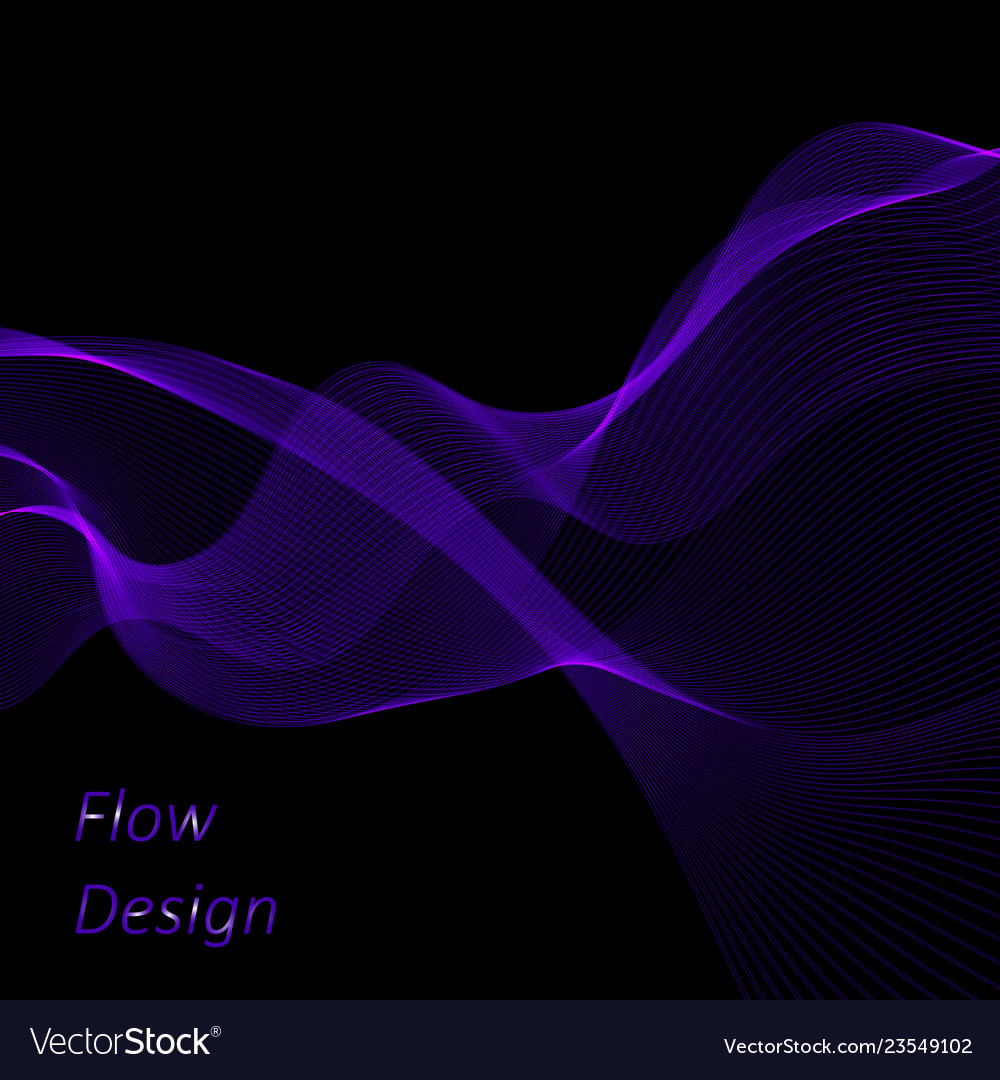 Flow shapes design liquid wave background Vector Image Flow shapes design liquid wave background