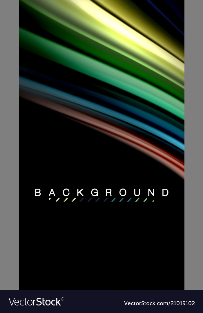 Fluid Color Wave Abstract