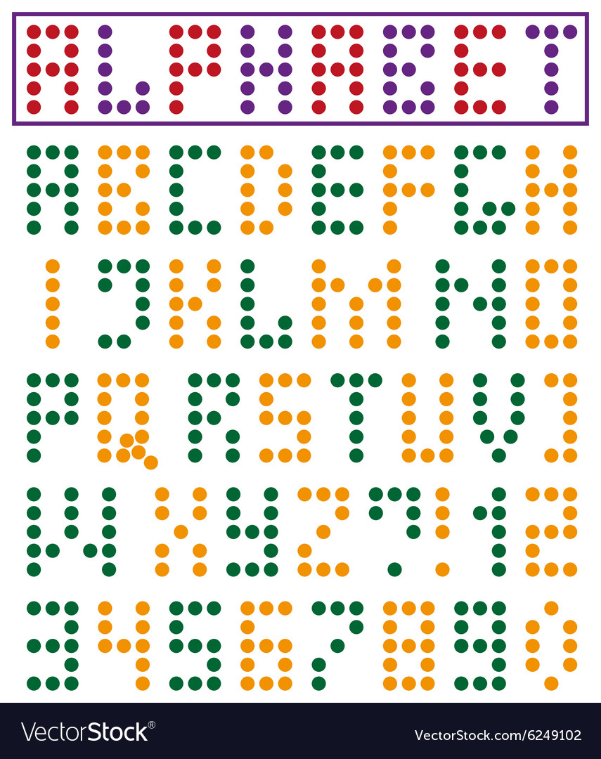 Font of circles