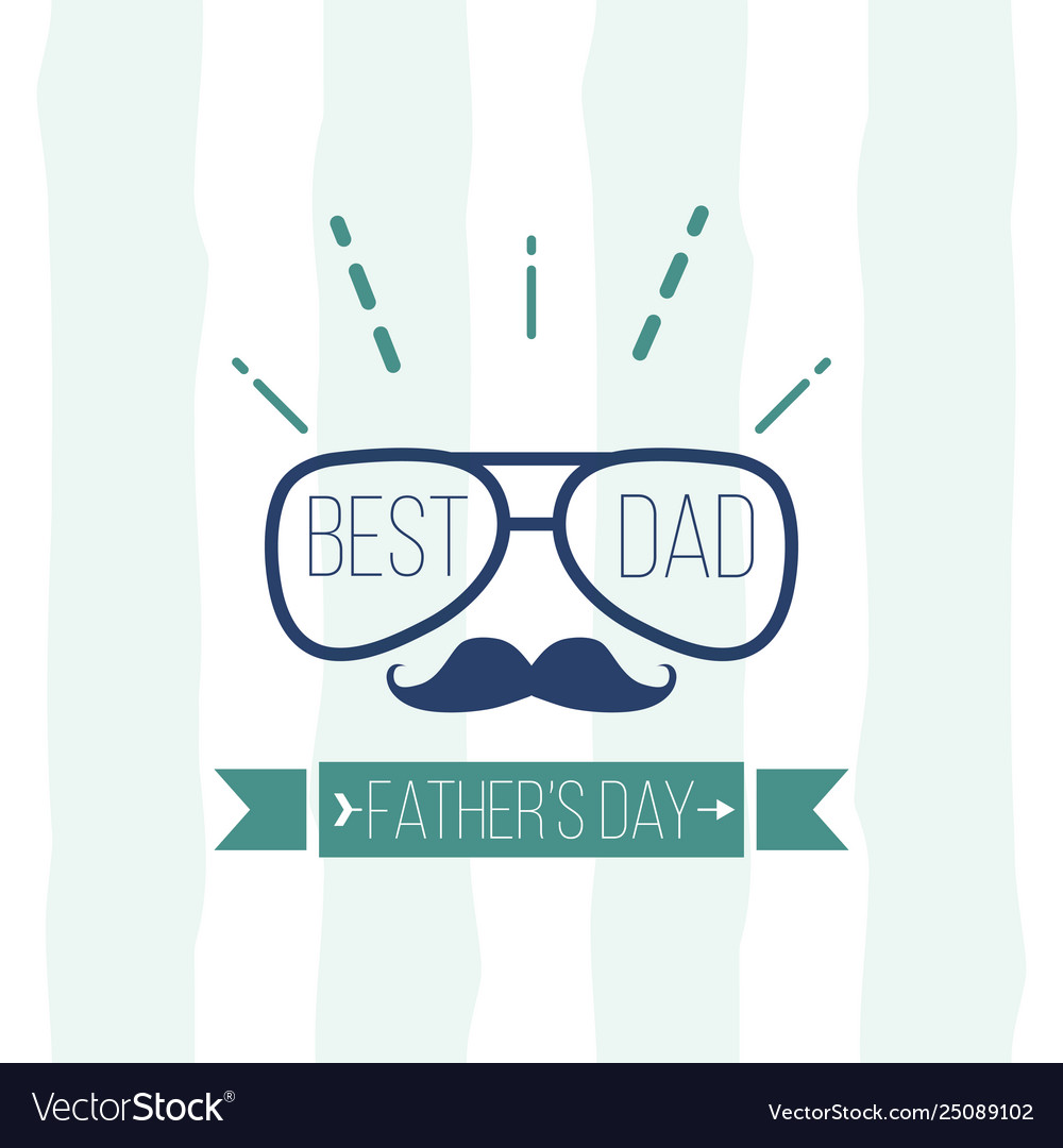 Happy fathers day Royalty Free Vector Image - VectorStock