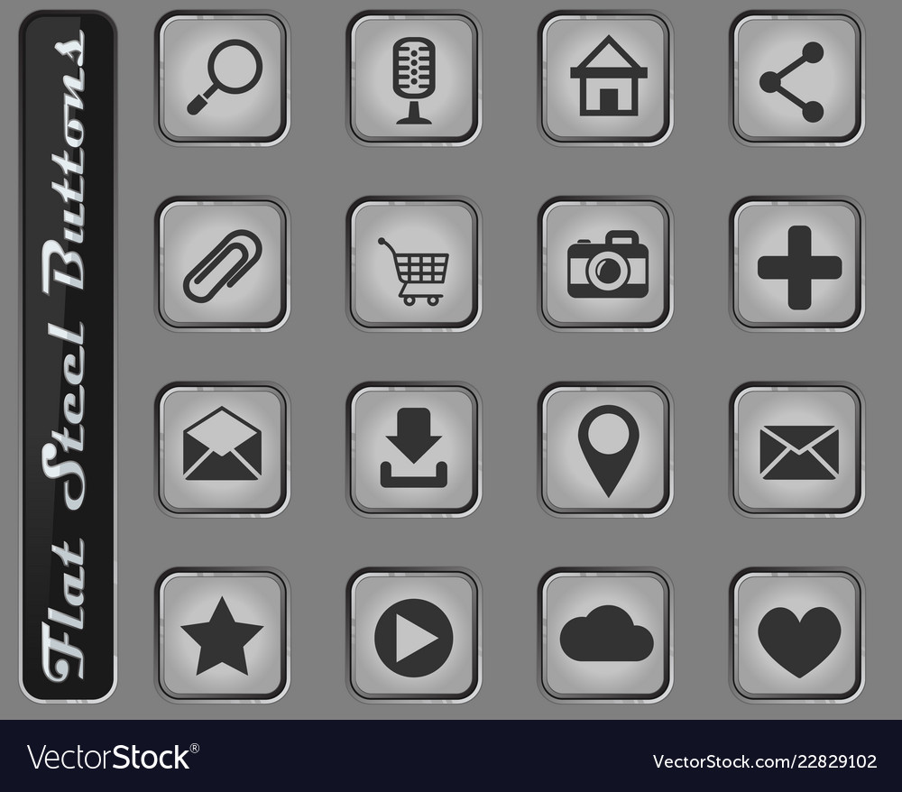 User interface icon set