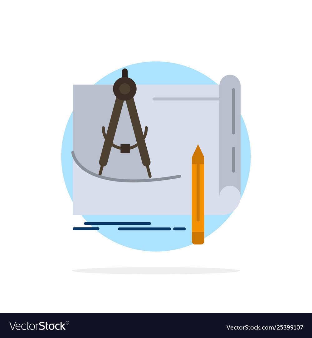 Blueprint architecture construction vector image Blueprint architecture construction