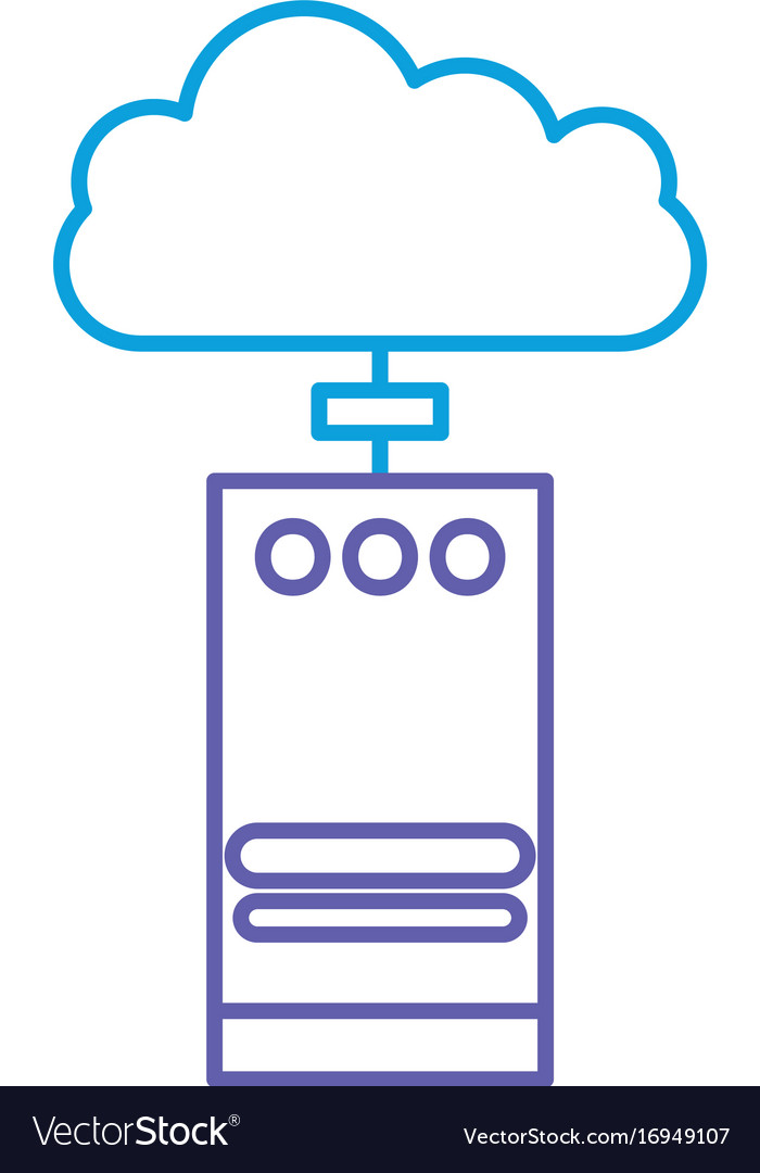 Computer tower with cloud computing