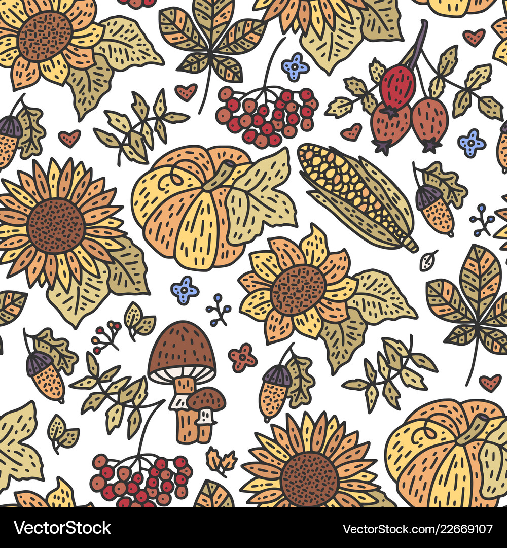 Cozy fall Royalty Free Vector Image - VectorStock