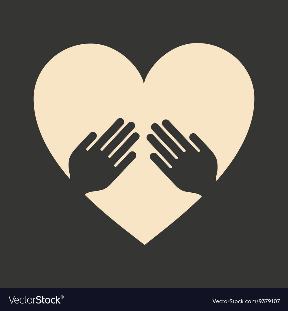 Flat in black and white mobile application logo Vector Image